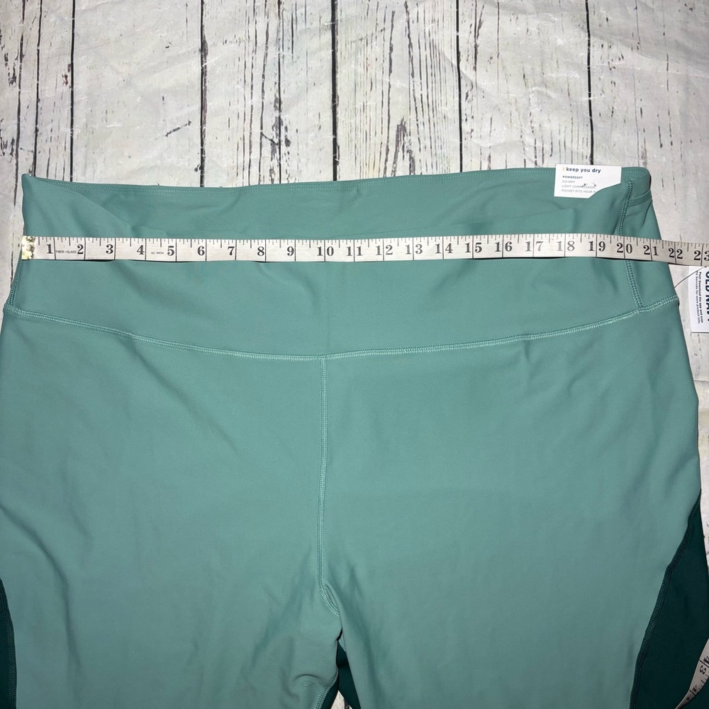 High-Waisted PowerSoft Color-Block Compression Leggings - Picture 4 of 7